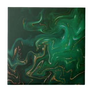 malachite tiles
