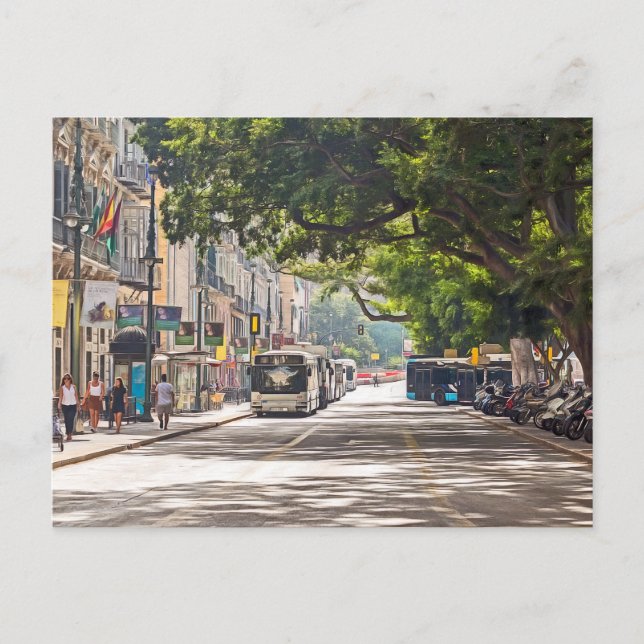 Malaga. #16.  postcard (Front)