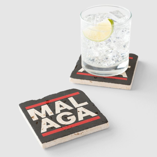 Malaga 2 stone coaster (Side)