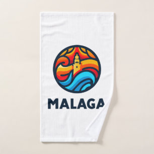 Malaga 3 bath towel set