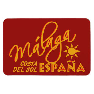 Málaga España custom magnet