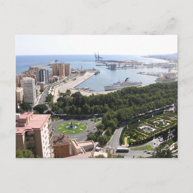 malaga-harbour-2005sep15@1623 postcard (Front)