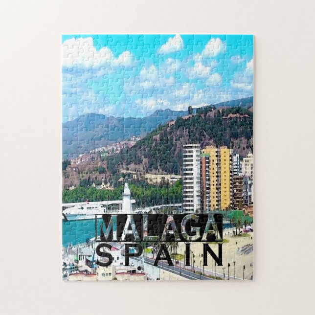 Malaga Jigsaw Puzzle (Vertical)