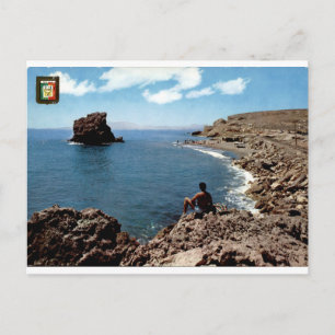 Malaga Penon del Cuervo Vintage Coastal View Postcard