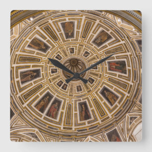 Malaga, Santo Cristo de la Salud Church Square Wall Clock