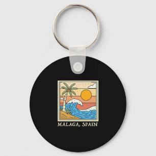 Malaga Spain Souvenirs Espana Travel Vacation Men  Key Ring