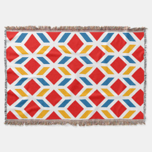 Malaga street walls 2 throw blanket