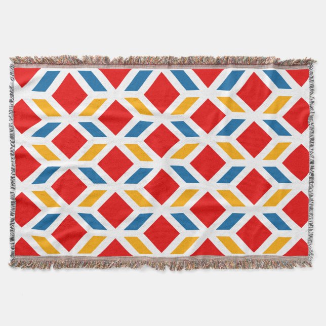 Malaga street walls 2 throw blanket (Front)