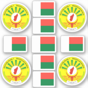 Malagasy national symbols /Coat of arms and flag
