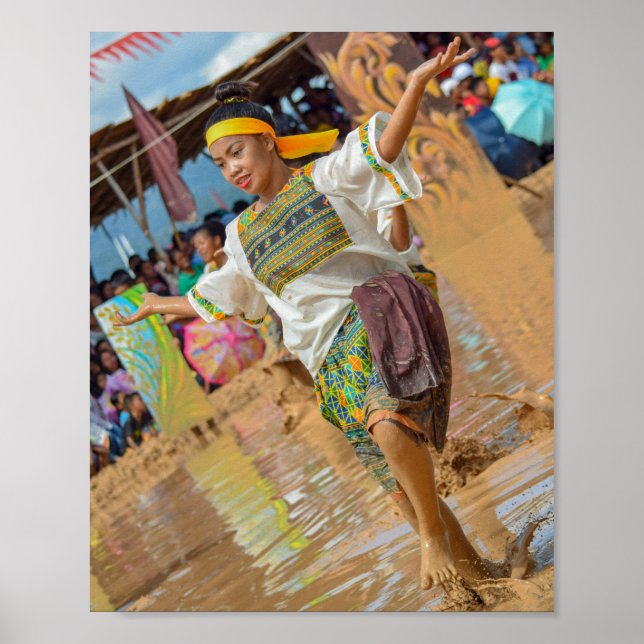 Malagnang Festival in Philippines Poster (Front)