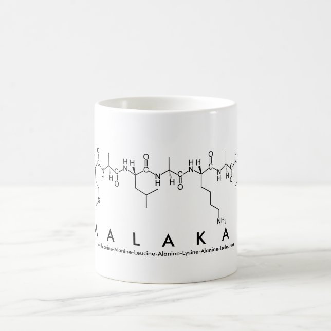 Malakai peptide name mug (Center)