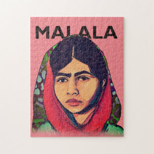 Malala Yousafzai, Inspirational Feminist Art Jigsaw Puzzle