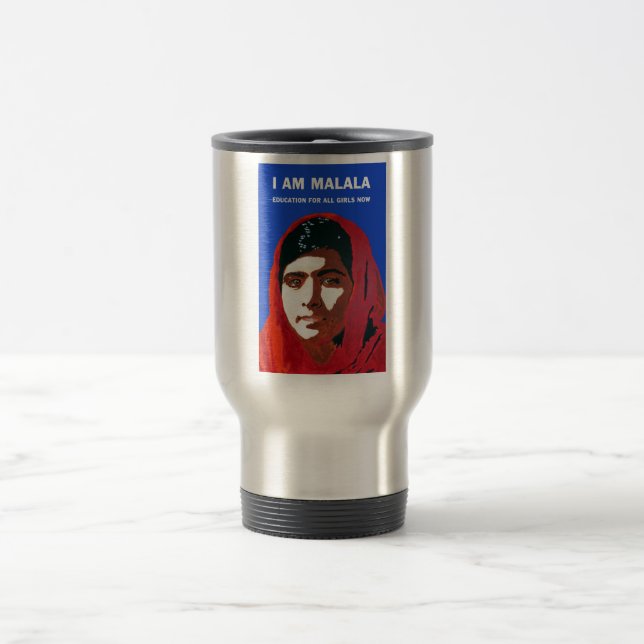MALALA YOUSAFZAI TRAVEL MUG (Center)