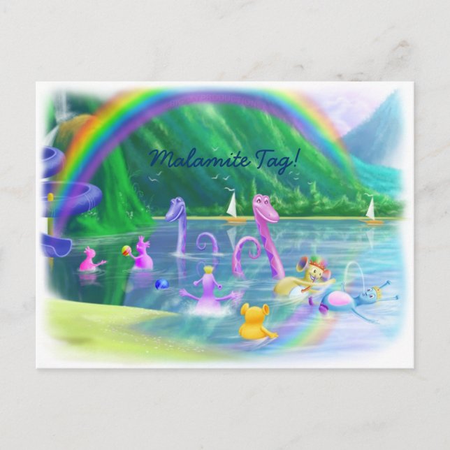 Malamite Tag! Postcard (Front)