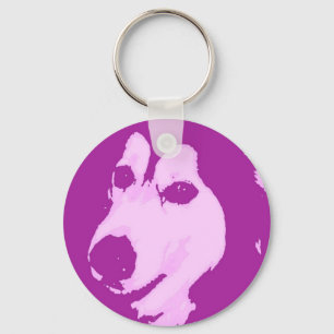 Malamute Dog Key Ring