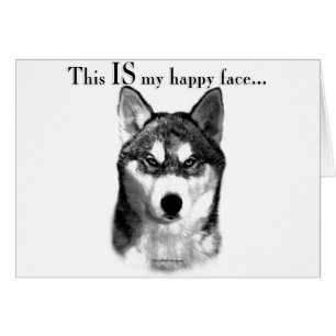 Malamute Happy Face