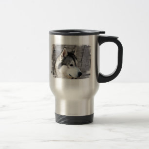 Malamute Photo Stainless Travel Mug