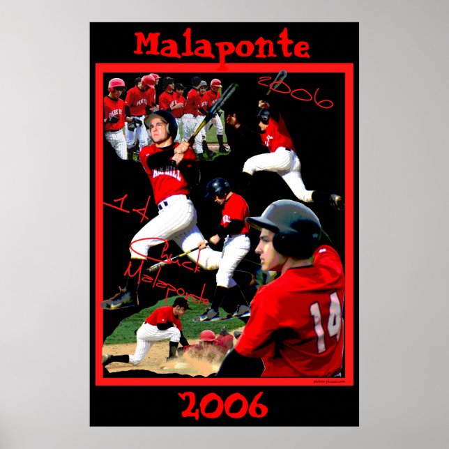 Malaponte Freshman Baseball Poster (Front)