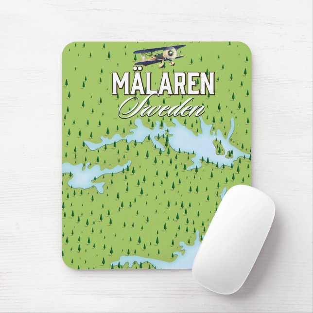 Mälaren Sweden Mouse Mat (With Mouse)