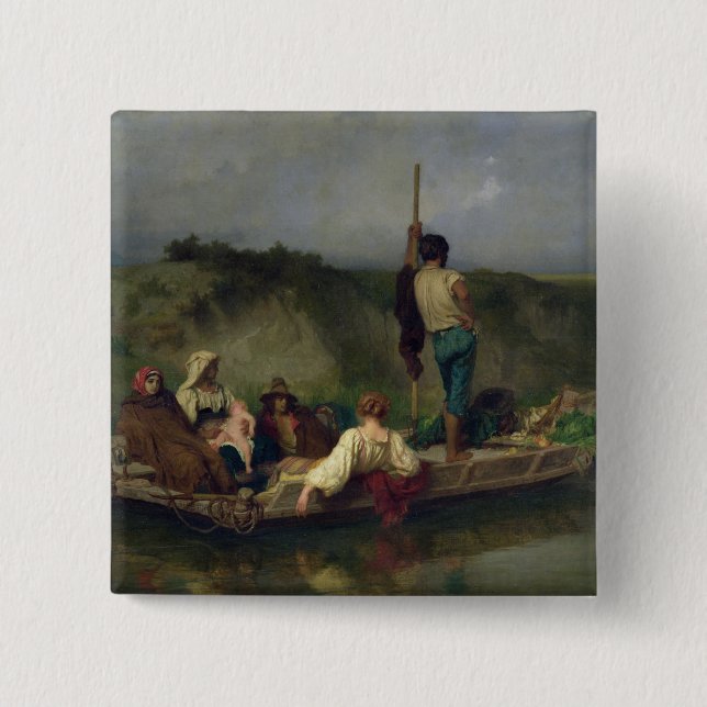 Malaria 15 Cm Square Badge (Front)