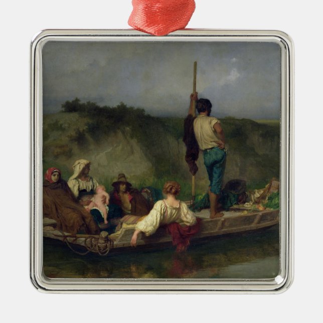 Malaria Metal Tree Decoration (Front)