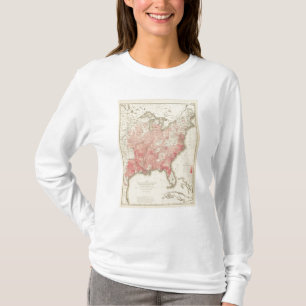 Malarial Deaths, Statistical US Lithograph T-Shirt