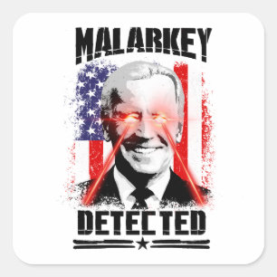 Malarkey Detected Square Sticker