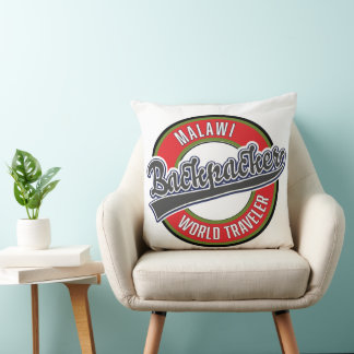 Malawi backpacker world traveller cushion