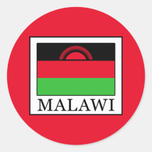 Malawi Classic Round Sticker