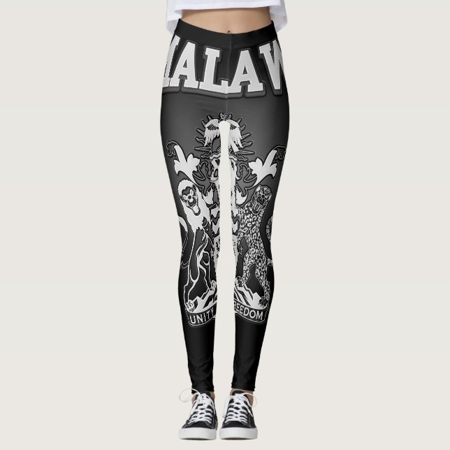 Malawi Coat of Arms Leggings (Front)