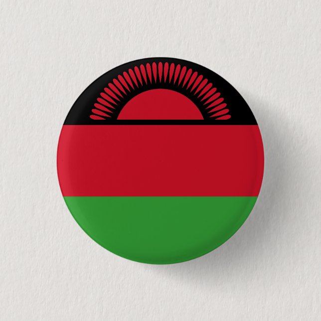 Malawi Flag 3 Cm Round Badge (Front)