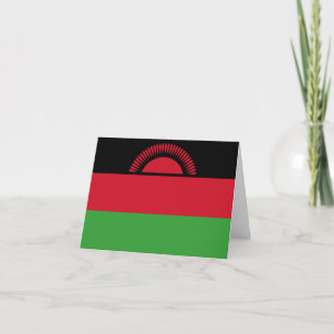 Malawi Flag Card