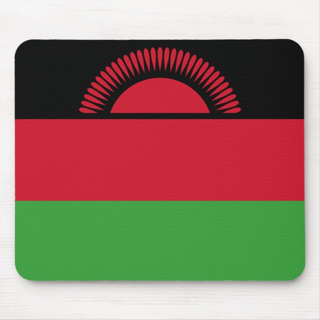 Malawi Flag Mouse Mat (Front)
