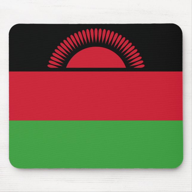 Malawi Flag Mouse Mat (Front)