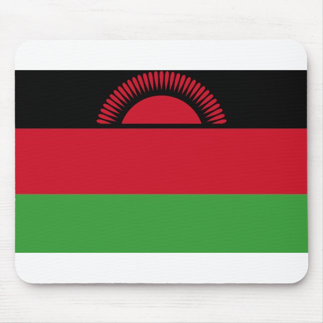 Malawi Flag Mouse Mat (Front)