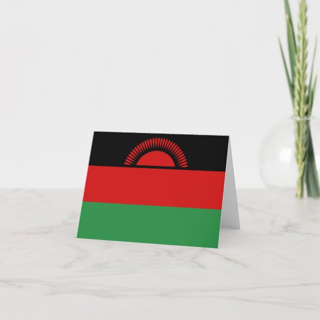 Malawi Flag Notecard (Front)