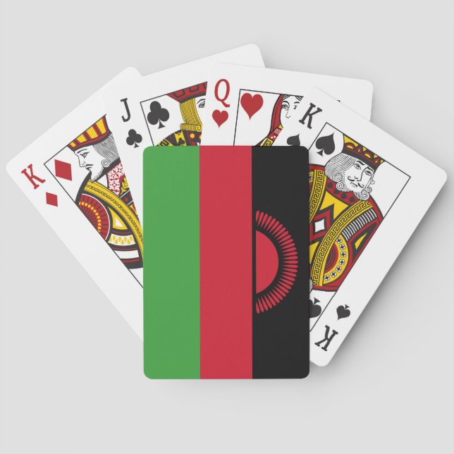 Malawi Flag Playing Cards (Back)