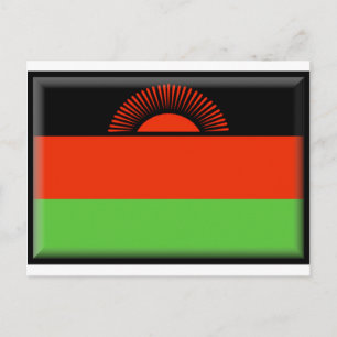 Malawi Flag Postcard