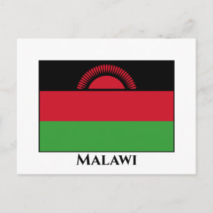 Malawi Flag Postcard