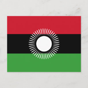 Malawi Flag Postcard