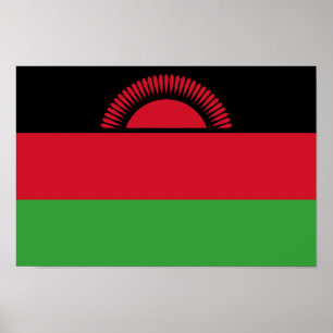 Malawi Flag Poster