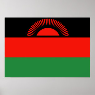 Malawi Flag Poster