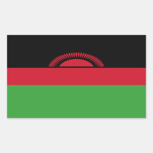 Malawi Flag Rectangular Sticker