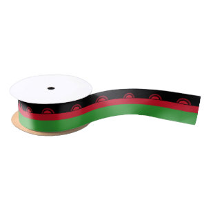 Malawi Flag Satin Ribbon