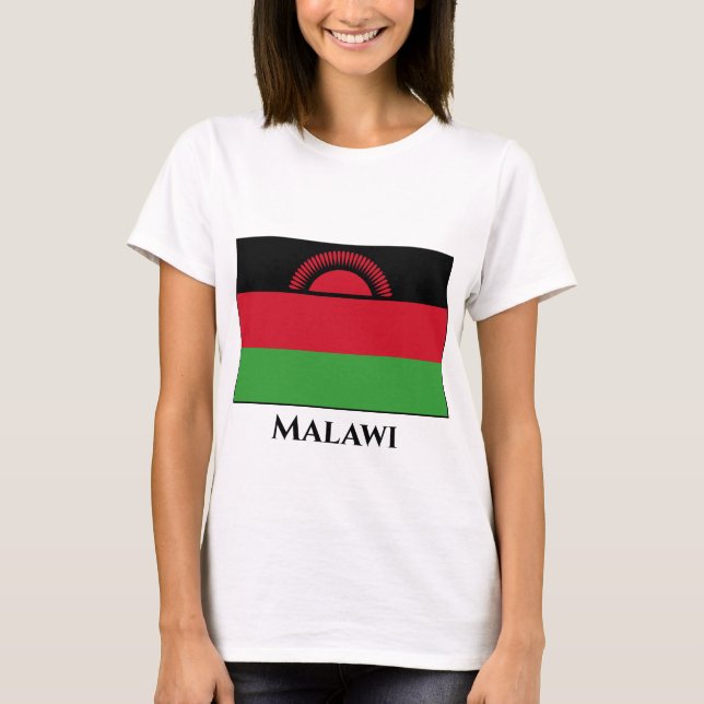 Malawi Flag T-Shirt (Front)