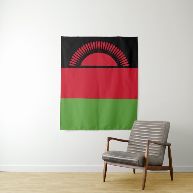 Malawi flag tapestry (In Situ)