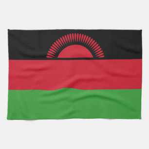 Malawi Flag Tea Towel