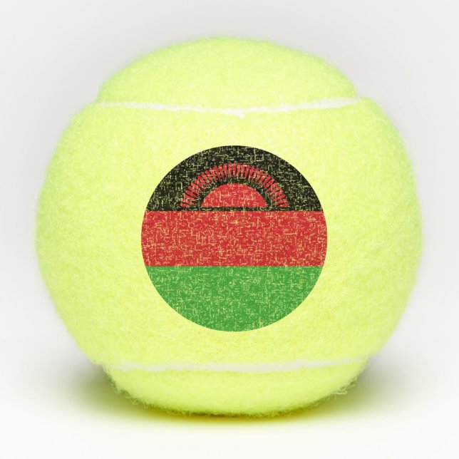Malawi Flag Tennis Balls (Front)