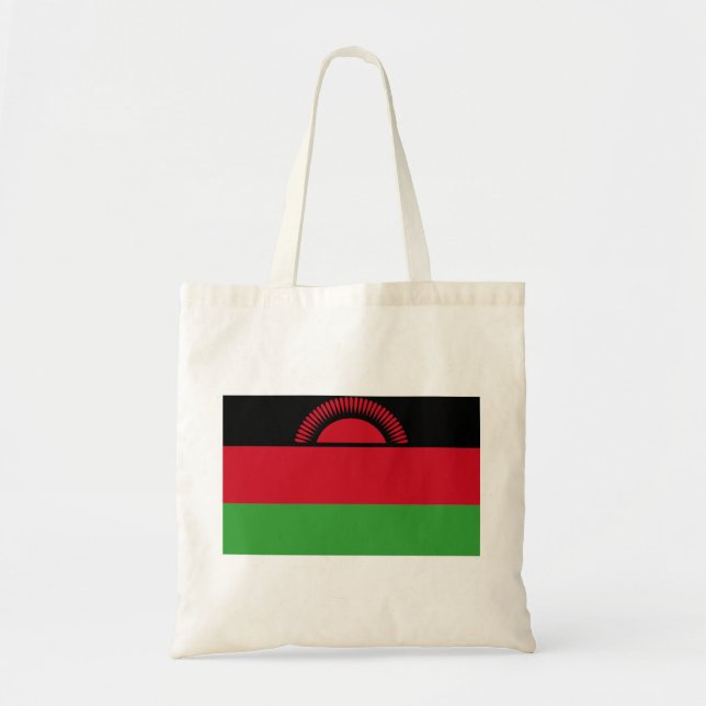 Malawi Flag Tote Bag (Front)