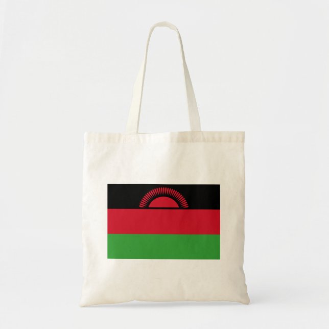Malawi Flag Tote Bag (Front)